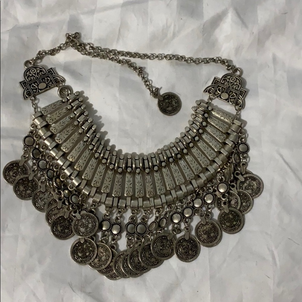 Cleopatra Necklace Silver